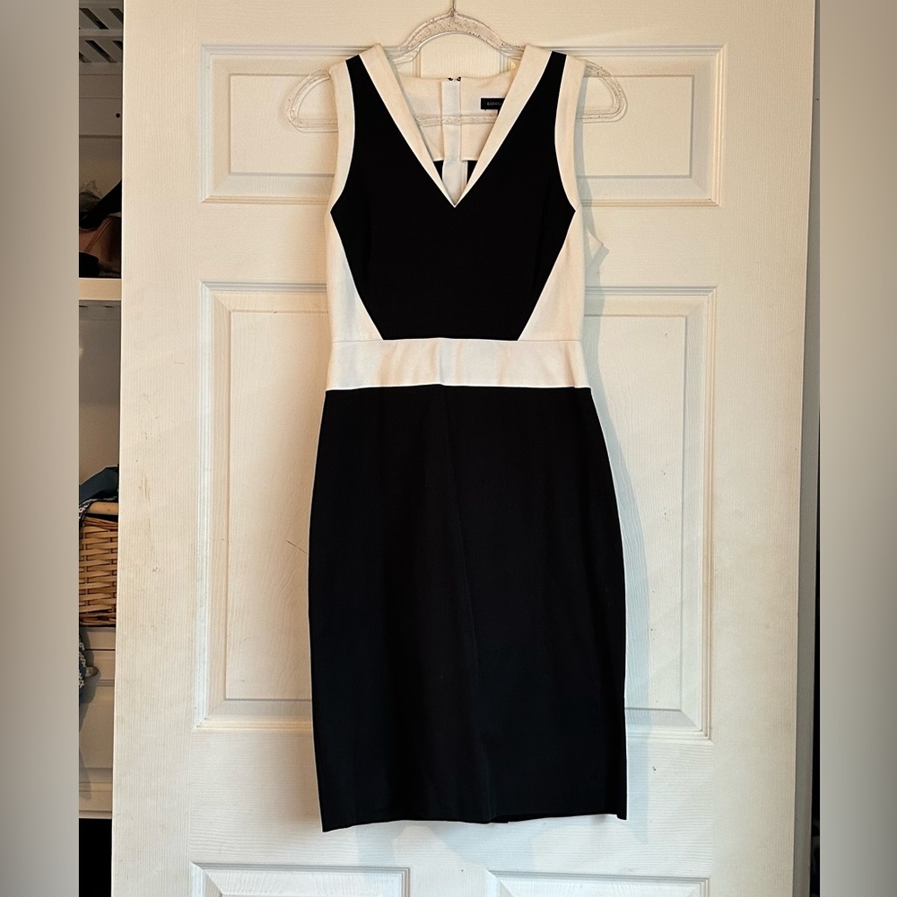 Banana Republic color block fitted dress